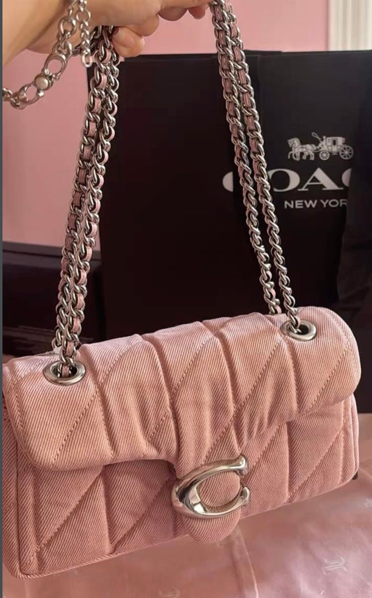 Powder Pink Shoulder Purse