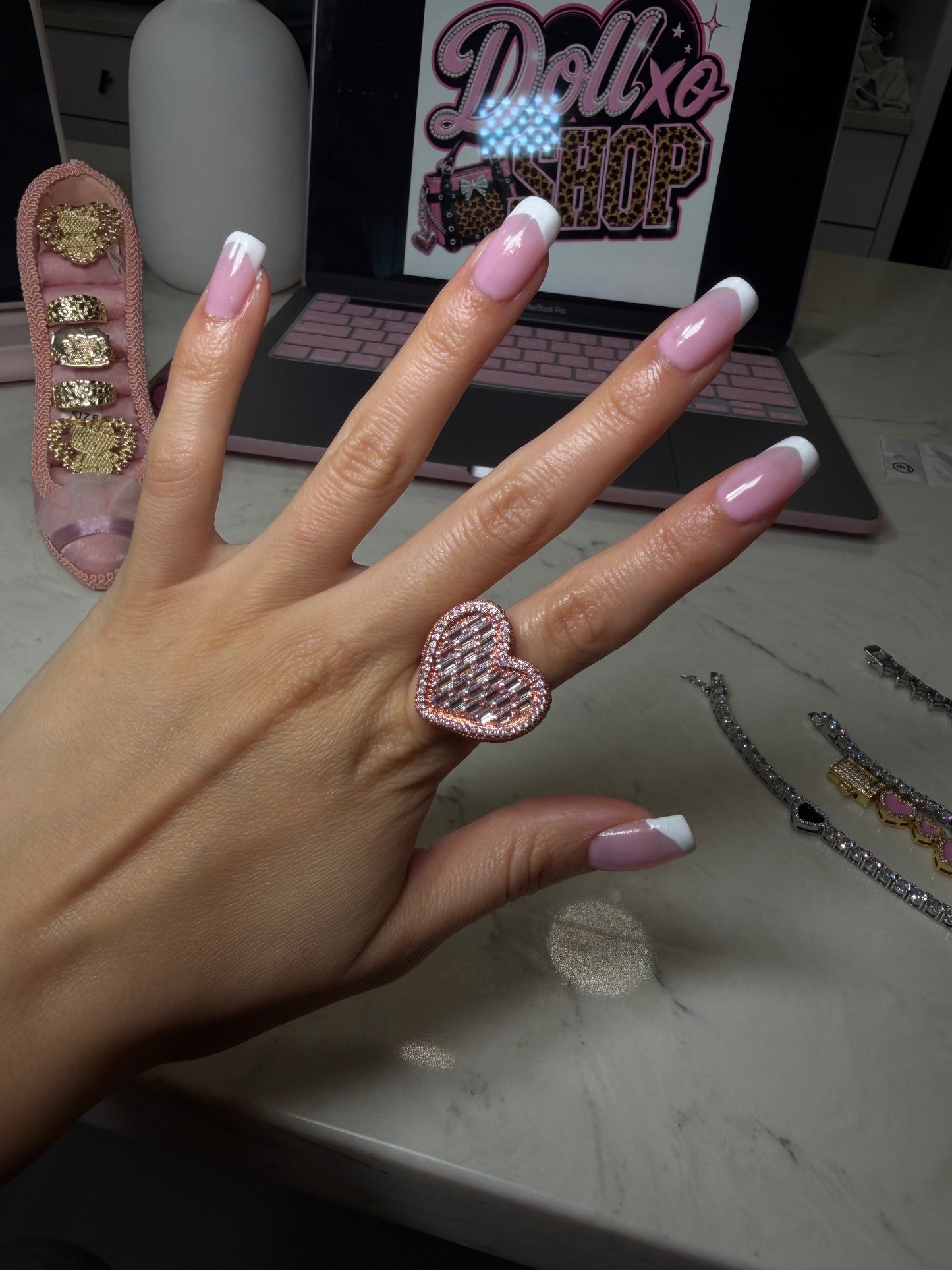 Rose Gold Heart Ring