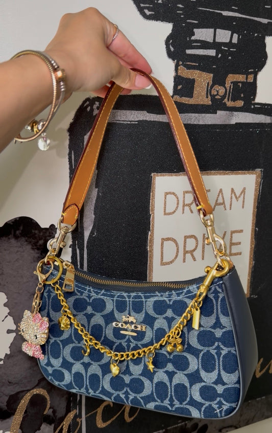 Blue Denim Purse